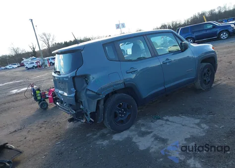 2017 Jeep Renegade Sport from USA, damaged, VIN ZACCJBABXHPE92290
